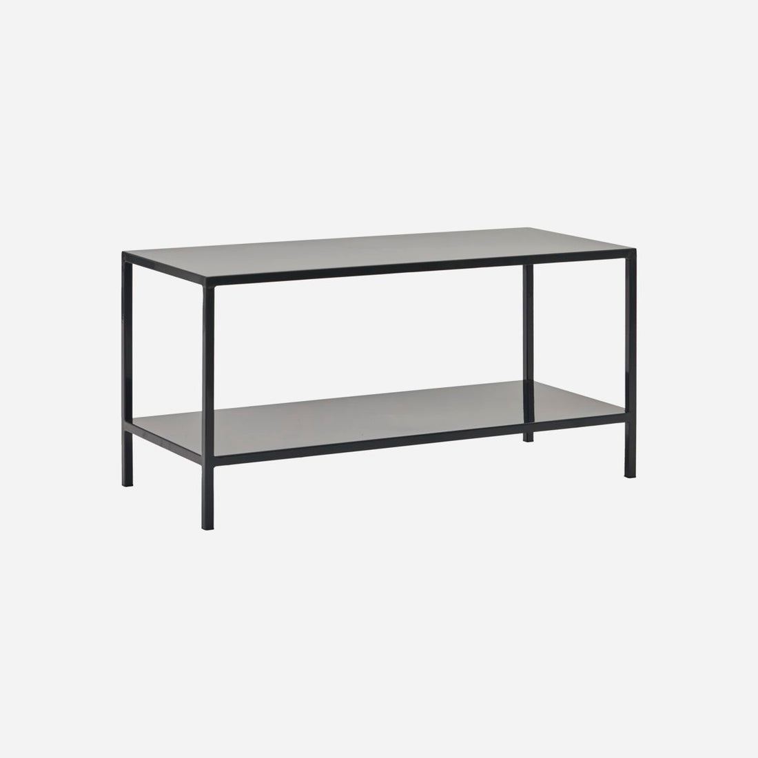 Mesa lateral do médico da casa, Fari, preto: 85 cm, W: 35 cm, H: 42 cm