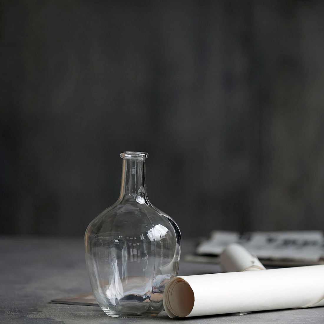 Médico da casa - vaso / garrafa, vidro, pronto - h: 25,5 cm, dia: 14 cm