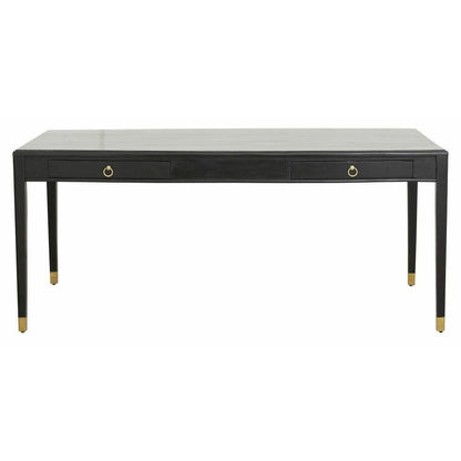EMS Desk in Mango Tree - 179x90 - acabamento preto/dourado