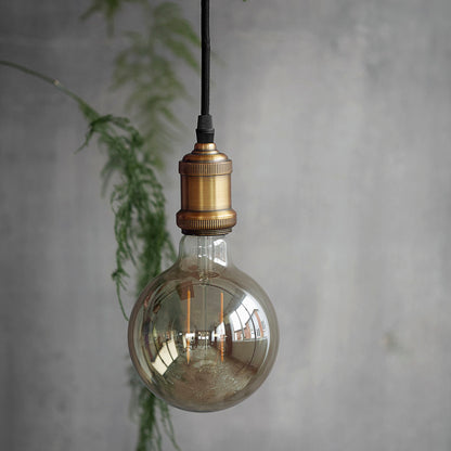 House Doctor - Lâmpada LED, Decoração Cinza - l: 17,5 cm, diâmetro: 12,5 cm