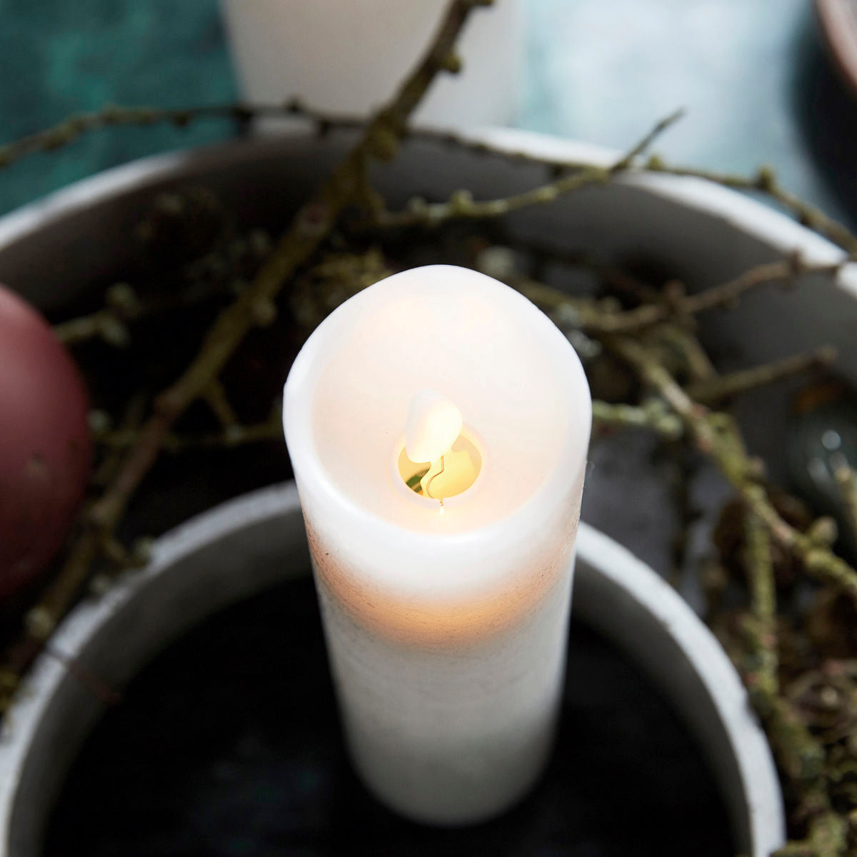 Médico da Casa - Luz, LED, Branco - H: 20 cm, dia: 5 cm