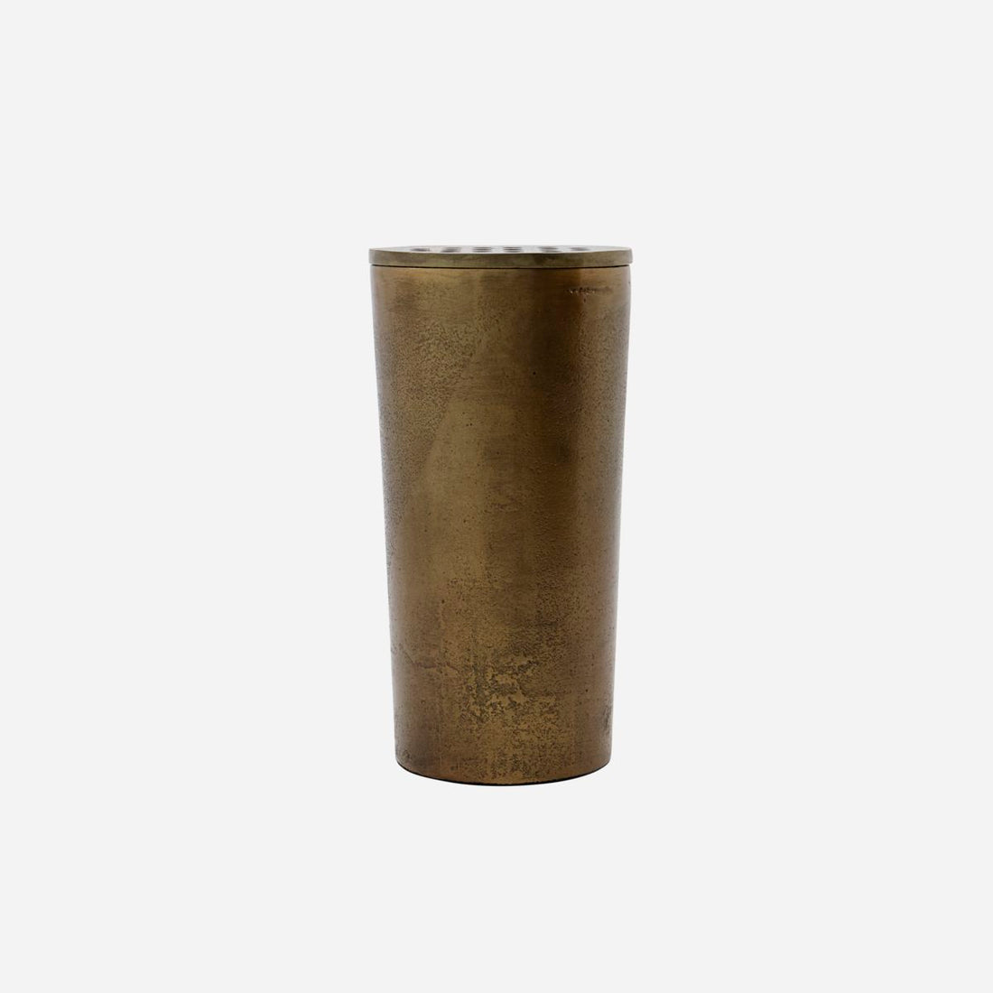 Vaso do Doutor da Casa, Fluxo, Messing H: 18 cm, dia: 9 cm