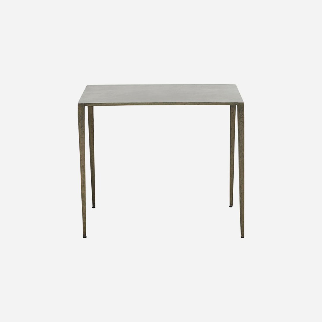 Mesa do lado do médico da casa, Ranchi, Antique Gray-L: 60 cm, W: 60 cm, H: 50 cm