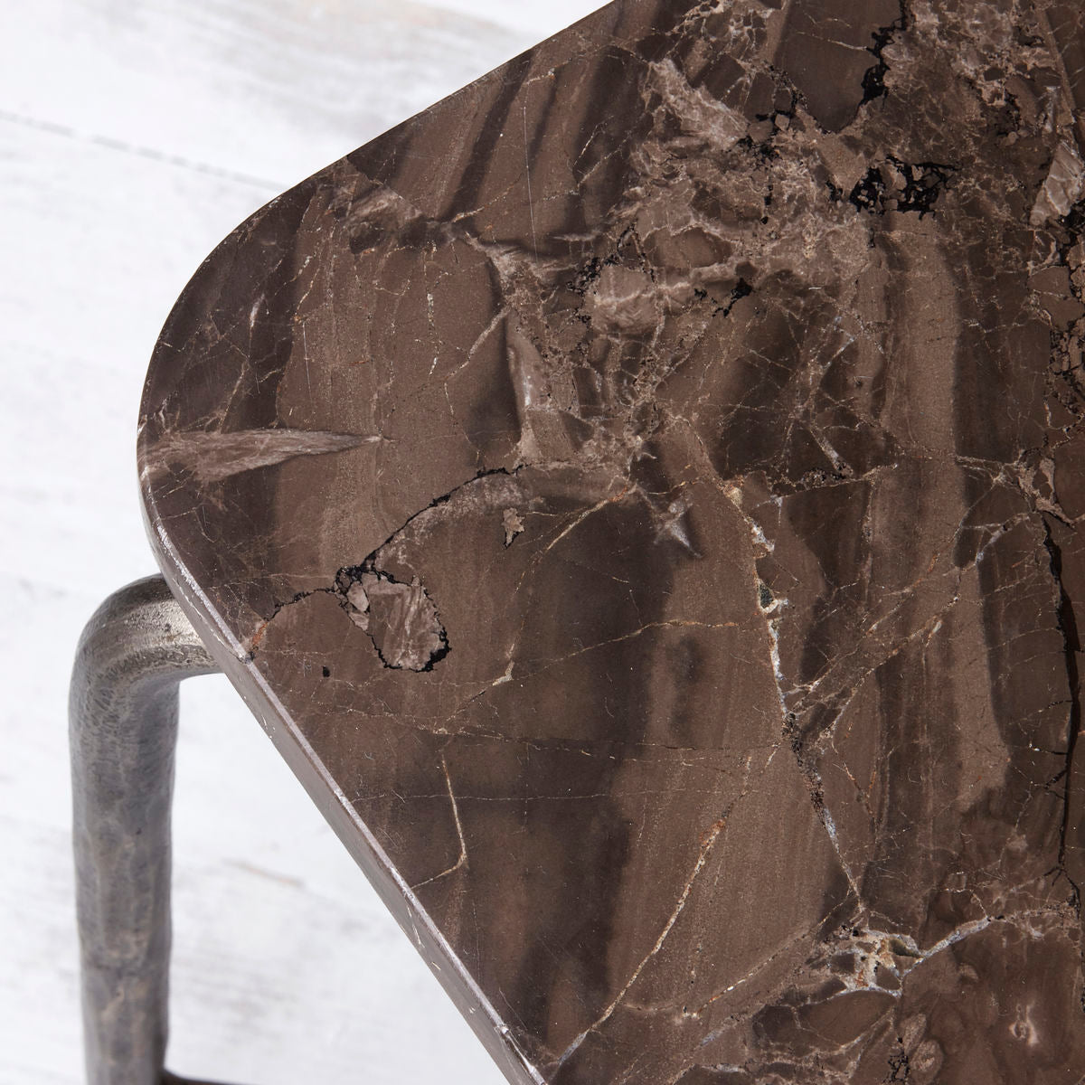 House Doctor - Mesa de centro, Quadrada, Marrom - l: 80 cm, l: 80 cm, h: 45 cm