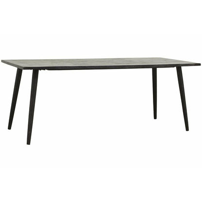 Mesa de jantar Nordal HAU em madeira - 200x90 cm - preto