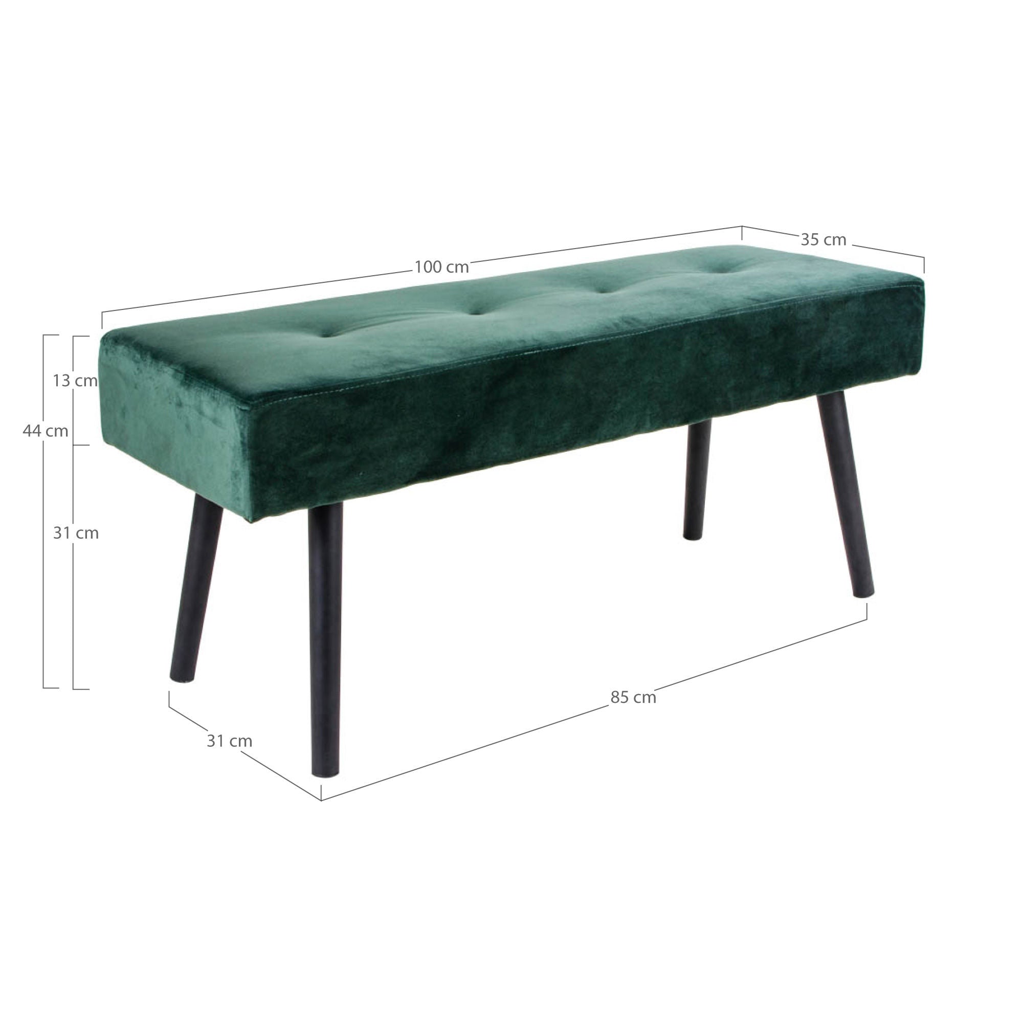 House Nordic Skiby Bench