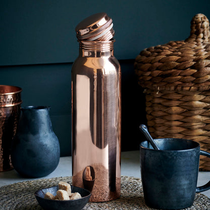 House Doctor-Bottle, Al, Cobre-h: 28 cm, diâmetro: 7,5 cm