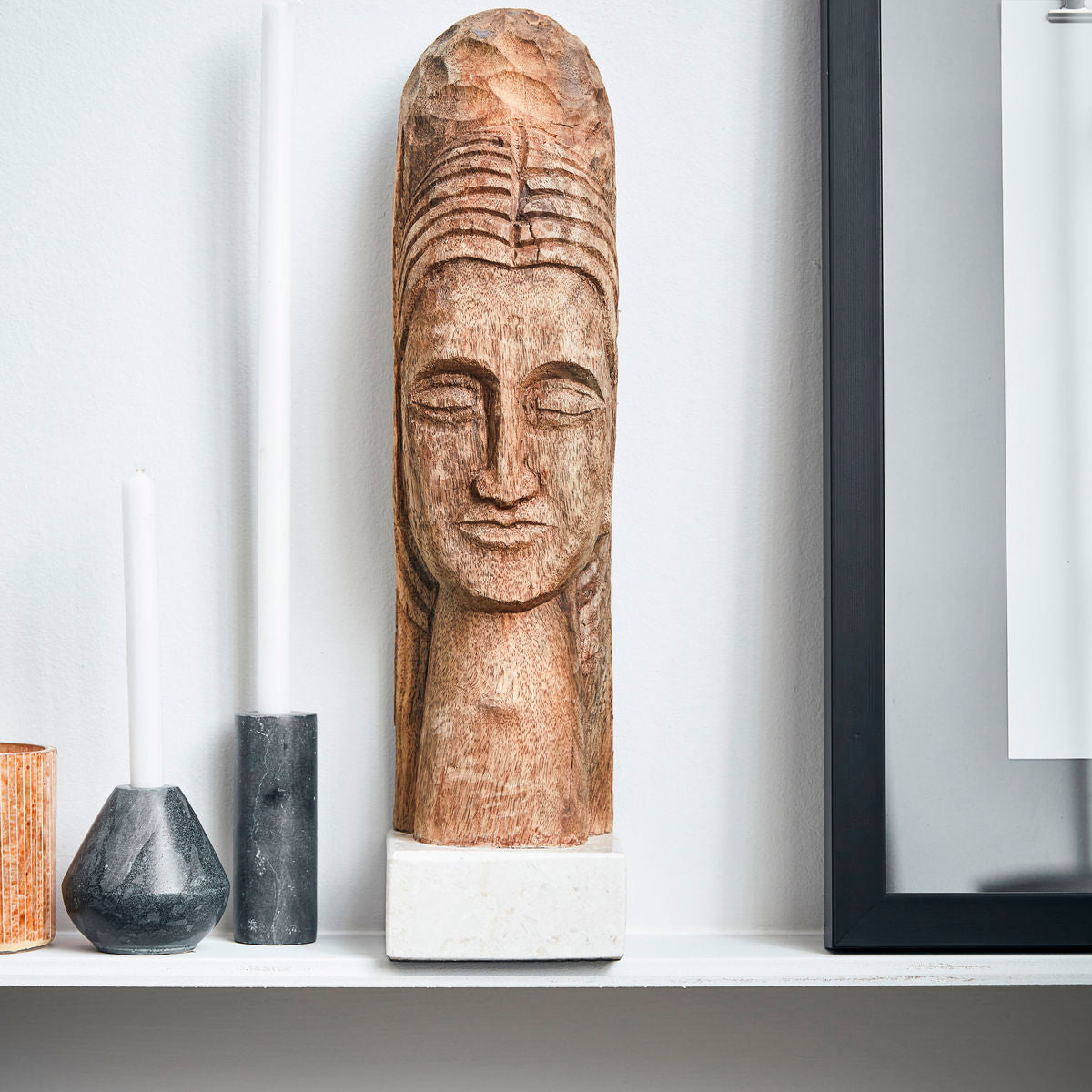 House Doctor - Arte, Atenção, Natural - w: 9 cm, h: 36 cm