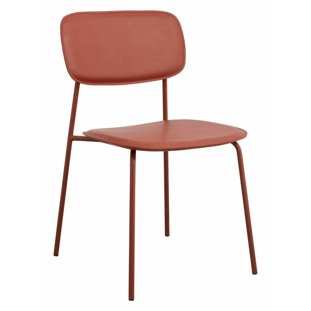 Cadeira de jantar Nordal ESA - vermelho ferrugem