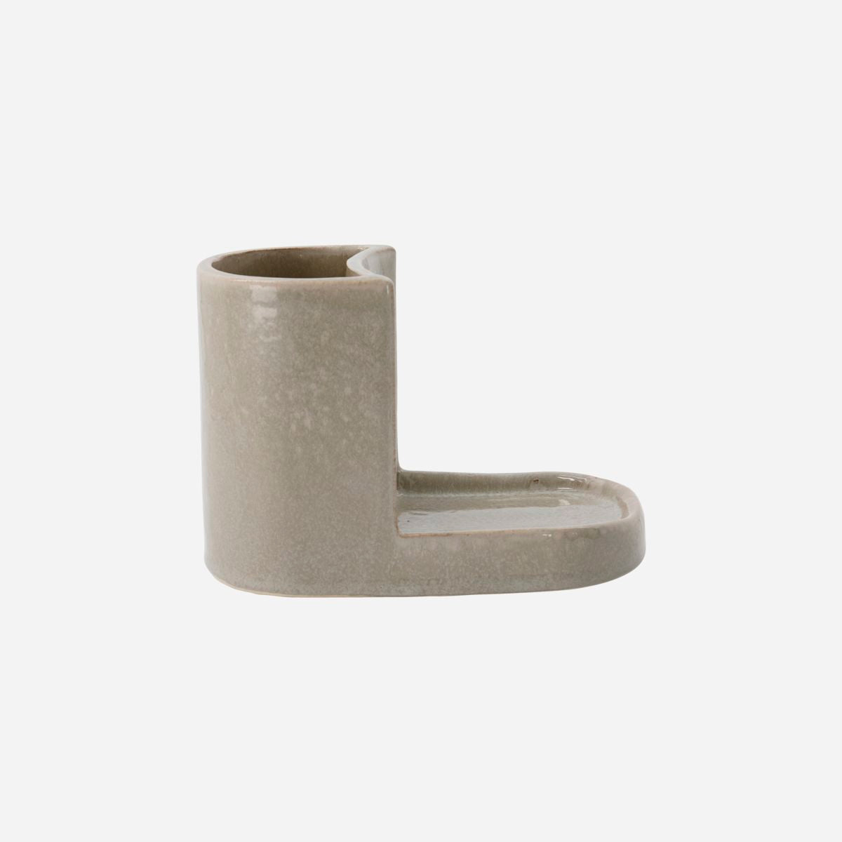 Meraki-Brush e Sopa, Datura, Grey-W de Shellish: 18 cm, H: 12,7 cm