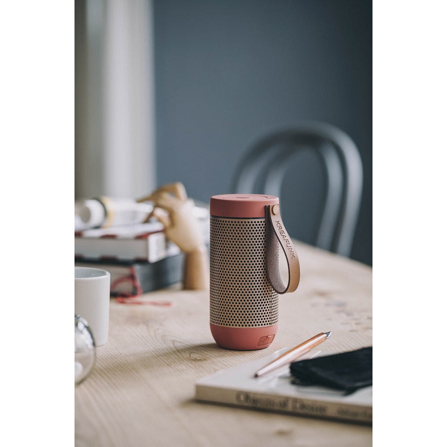 Kreafunk - Alto-falante sem fio com alça aFUNK coral bronze
