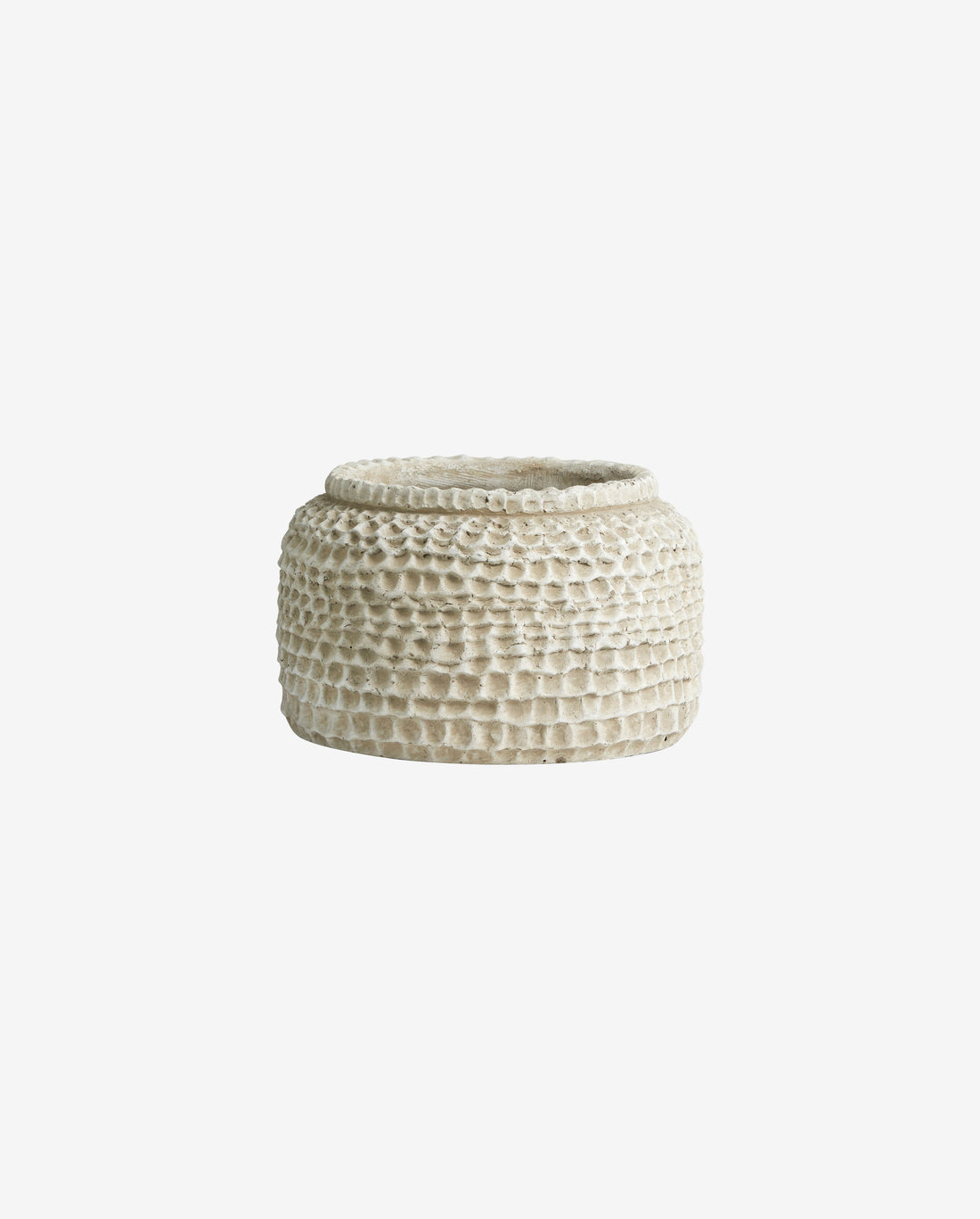 Jarra aoba em cimento, m - branco