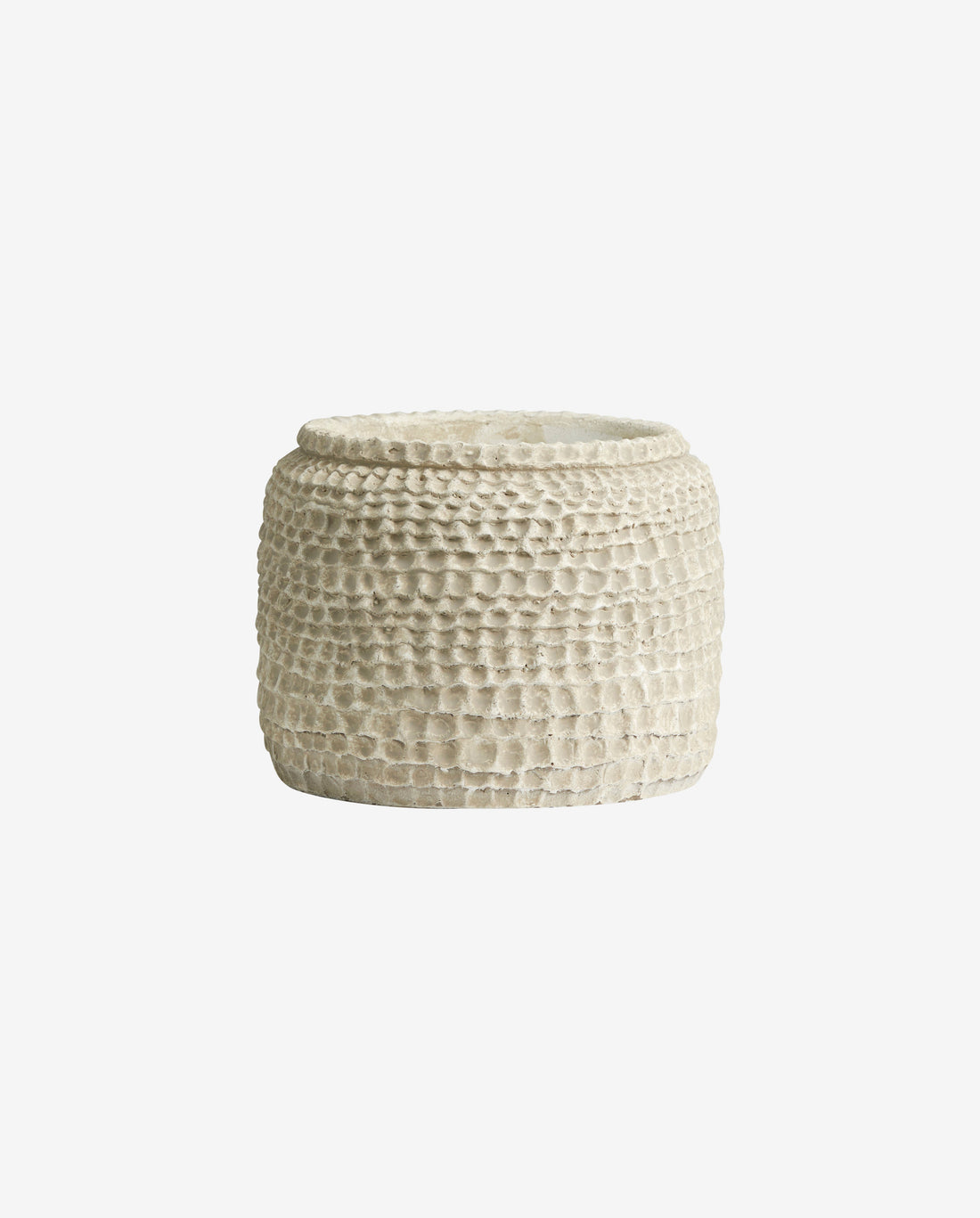 Jarra aoba em cimento, l - branco