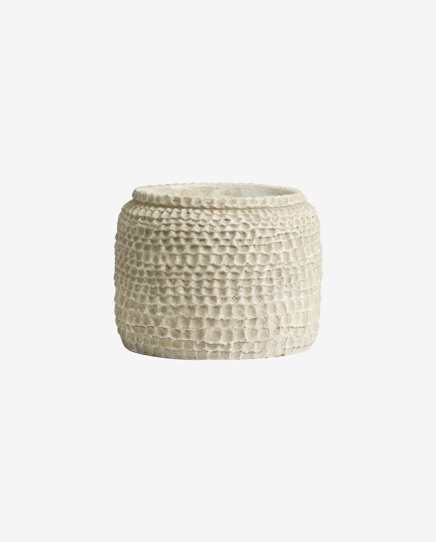 Jarra aoba em cimento, l - branco