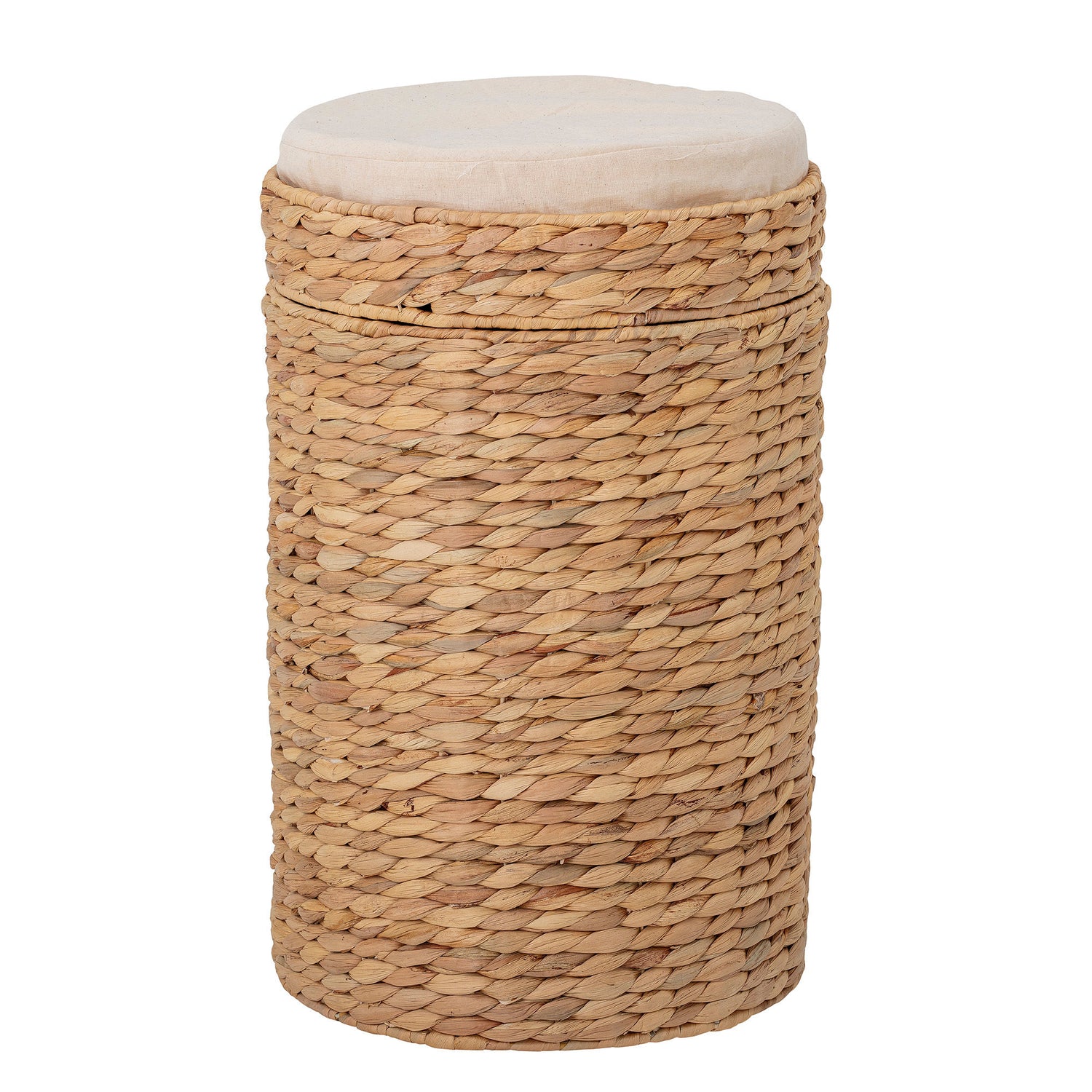 Bloomingville Iva Kurv m/Låg, Natur, Vandhyacint - Bloomingville - DesignGaragen.dk