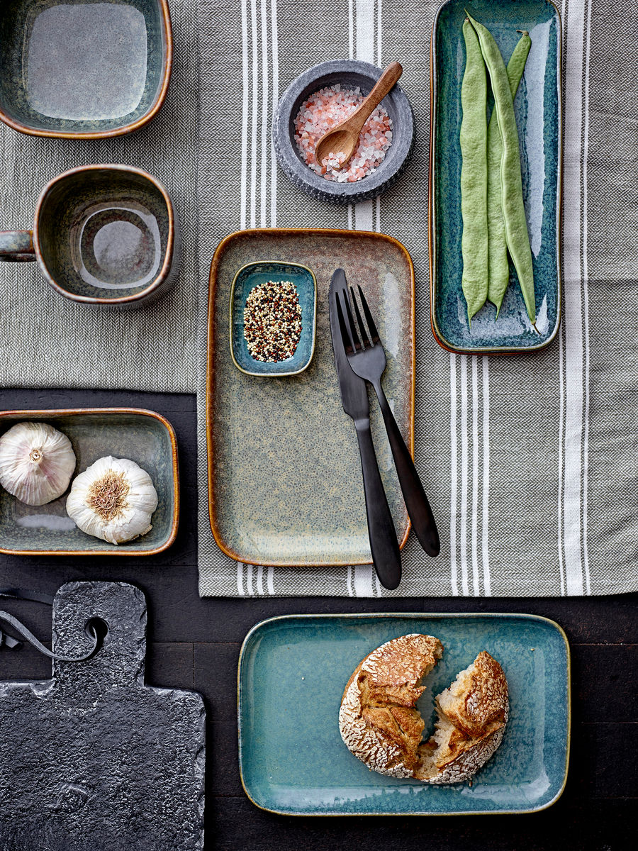 Bloomingville Aime servindo comida, verde, grés