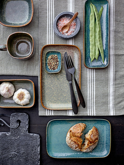 Bloomingville Aime servindo comida, verde, grés