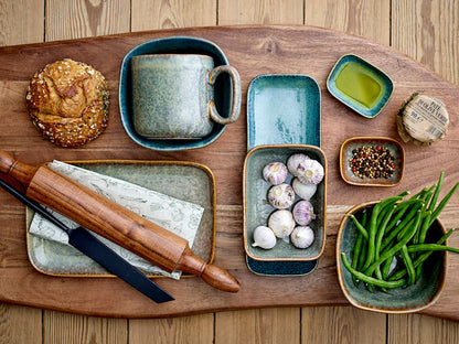 Bloomingville Aime servindo comida, verde, grés