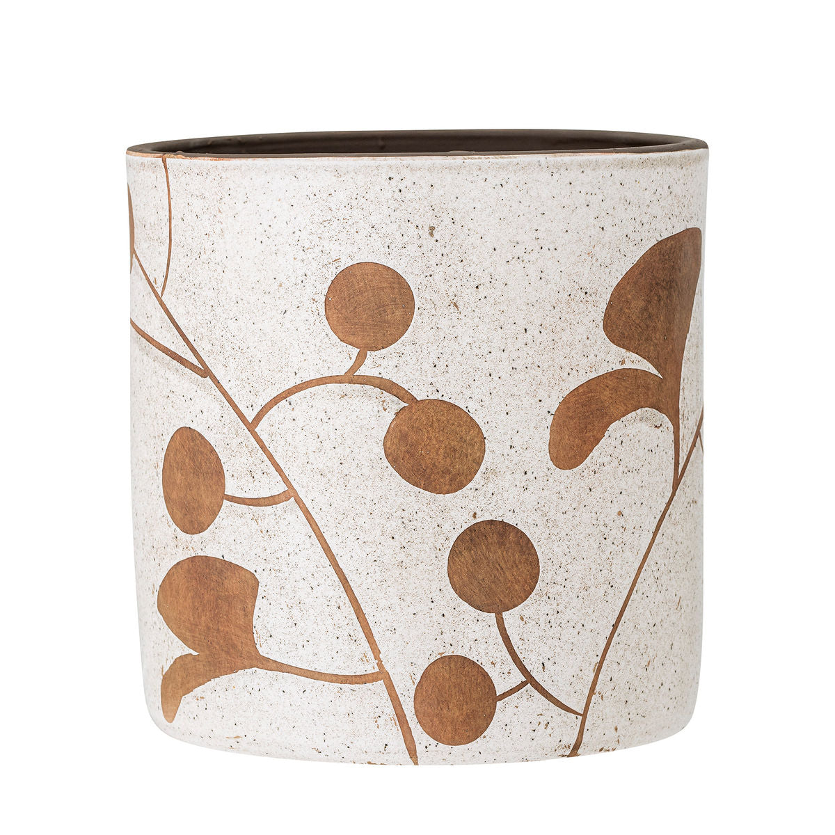 Bloomingville Janis Deko Herbal Pot, branco, terracota