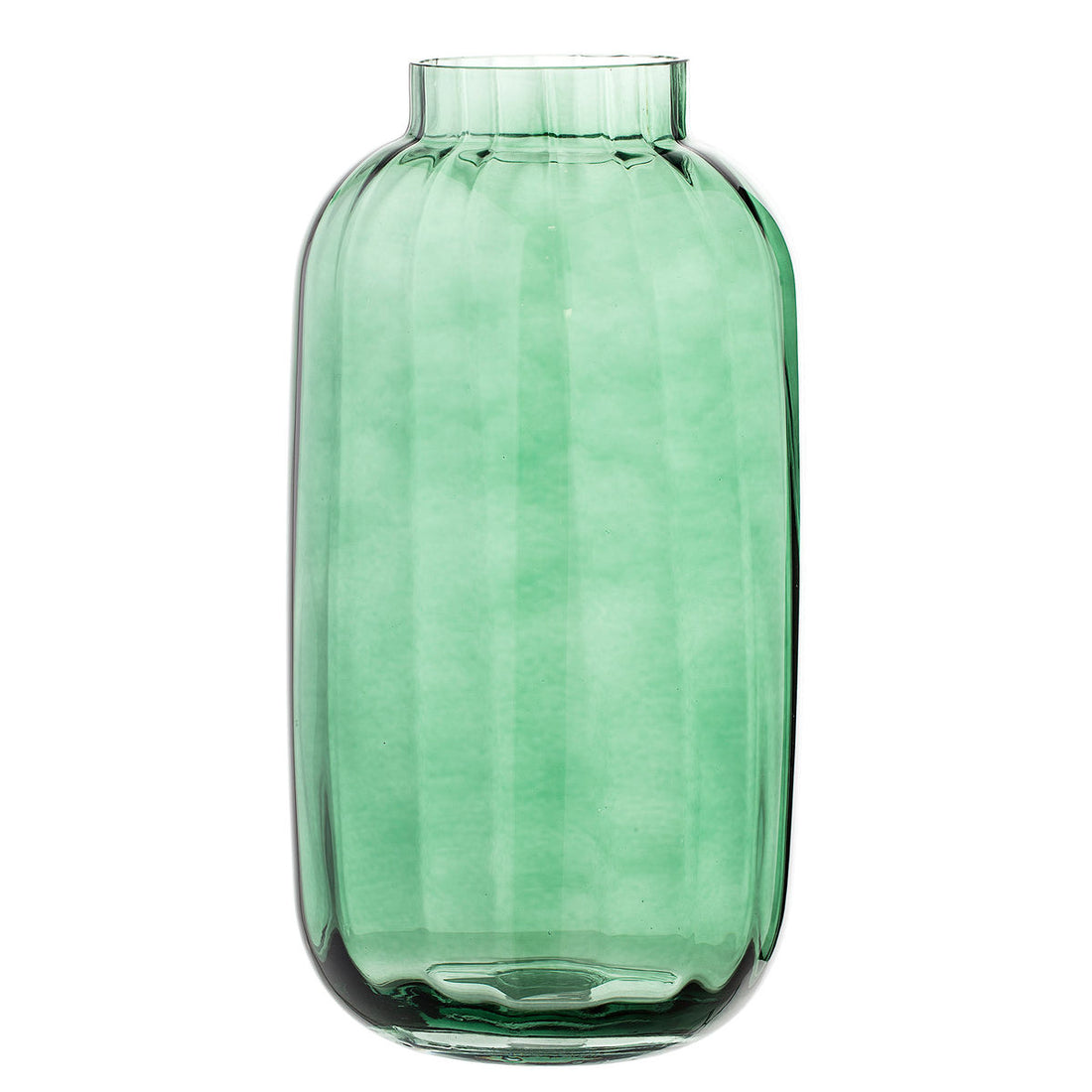 Vaso de Bloomingville Nadena, verde, vidro