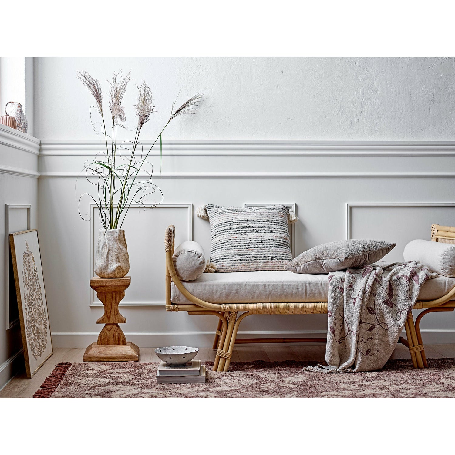 Creative Collection Nevil Væg Dekoration, Hvid, Mango - Creative Collection - DesignGaragen.dk