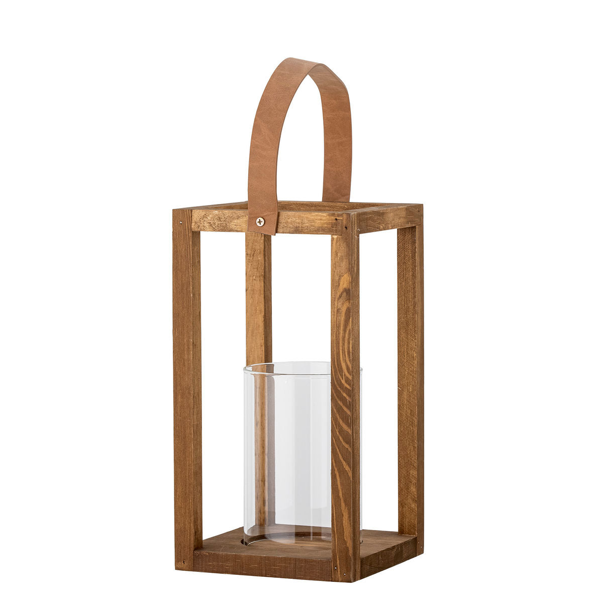 Bloomingville Lyra Lantern com vidro, natureza, cara