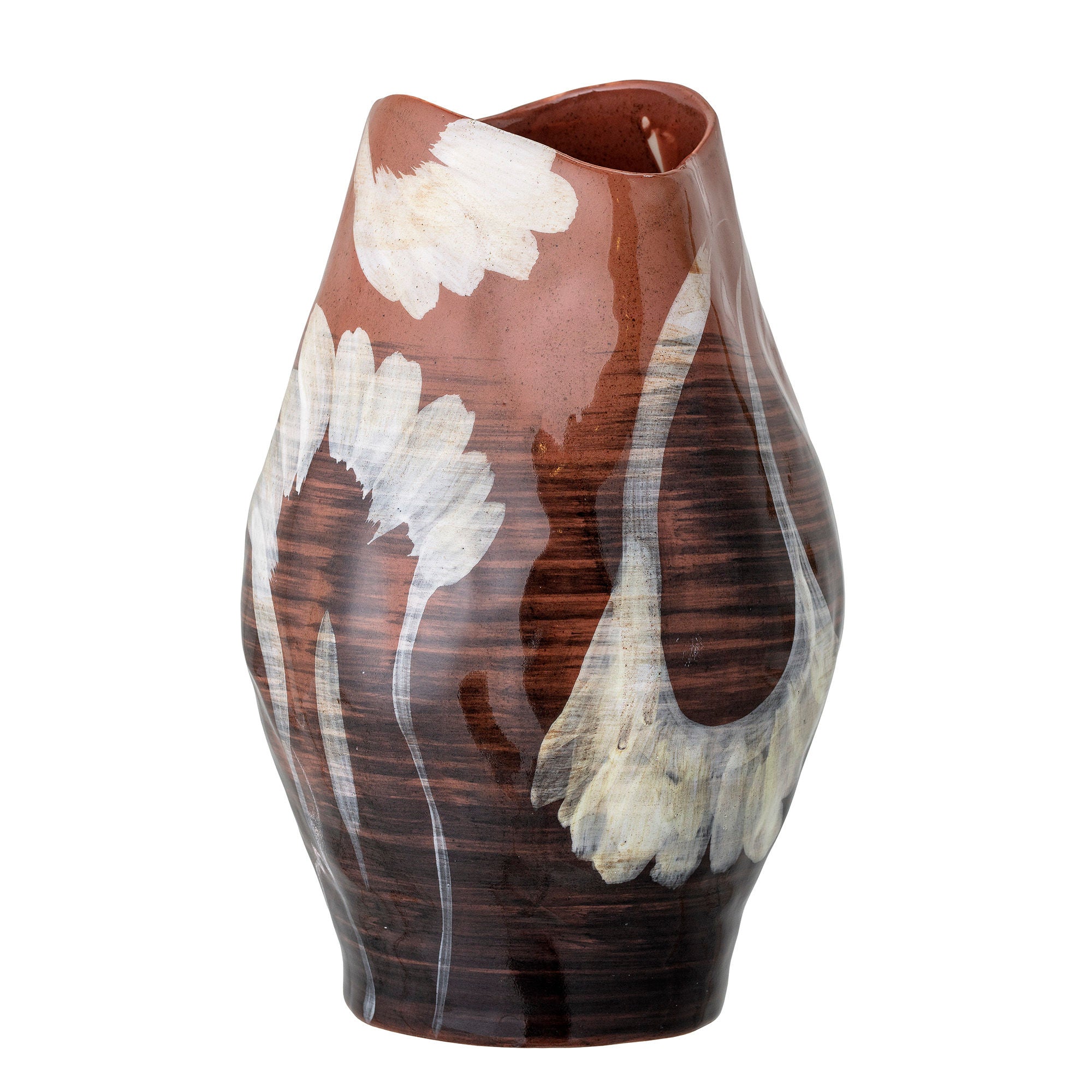 Bloomingville Obsa Vase, Brown, Stoneware