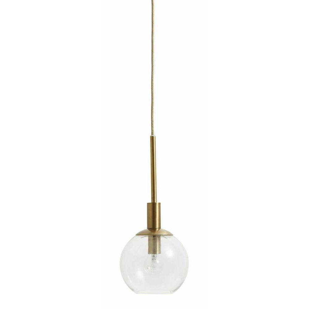 Pingente nordal em vidro - Ø15 cm - dourado