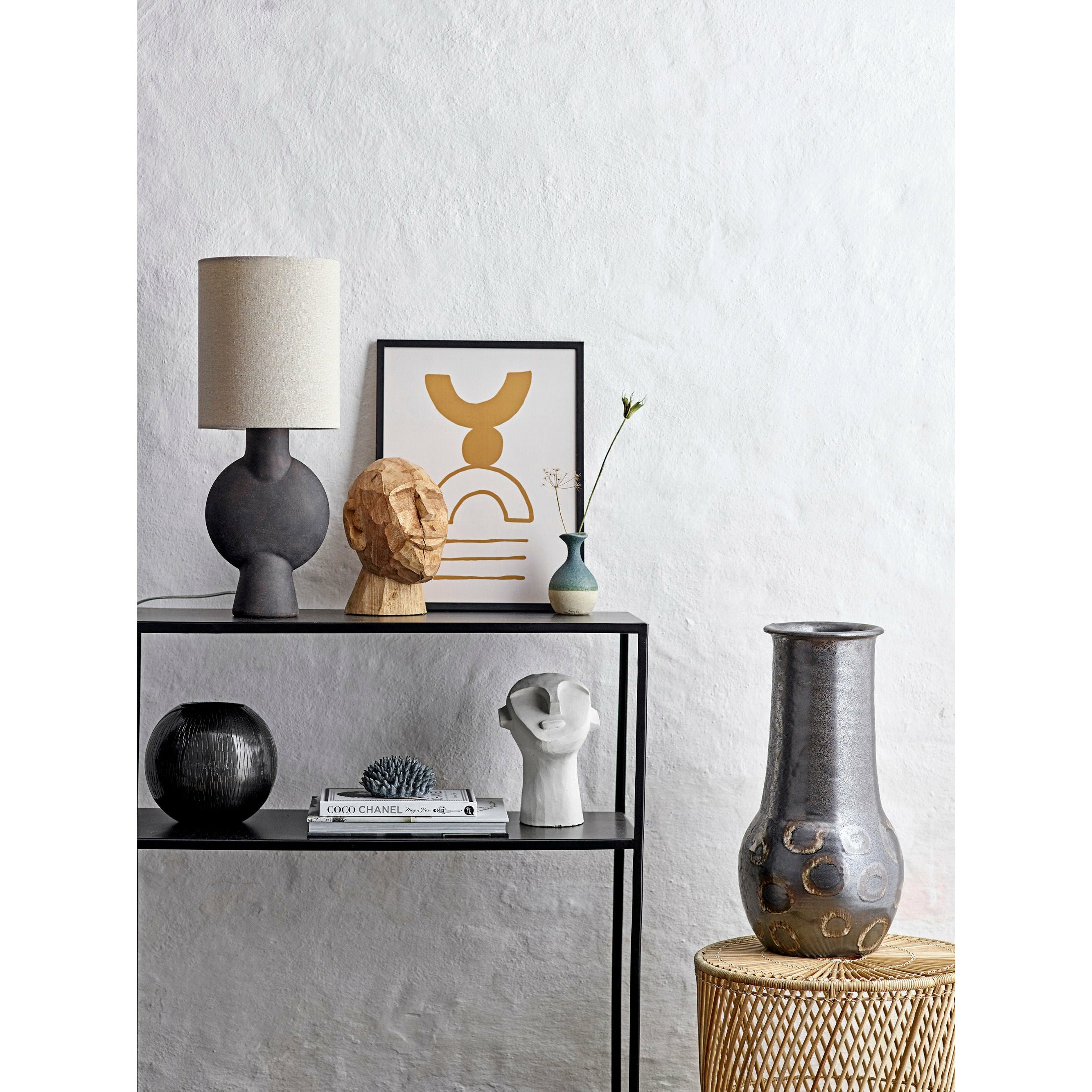 Bloomingville Indo Deko, Hvid, Beton - Bloomingville - DesignGaragen.dk