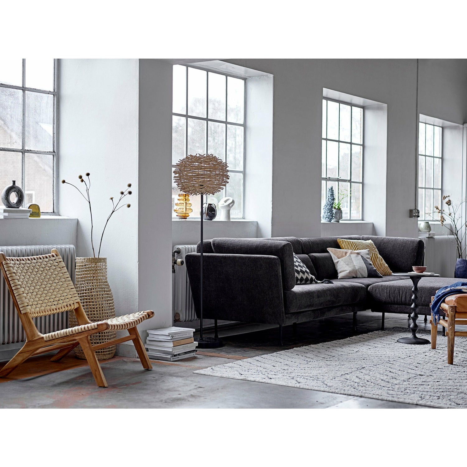 Bloomingville Indo Deko, Hvid, Beton - Bloomingville - DesignGaragen.dk