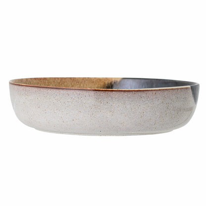 Bloomingville Jules Serving bowl, Grey, Stoneware