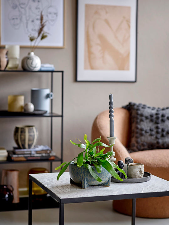 Bloomingville Ciggi Vase, Blå, Stentøj - Bloomingville - DesignGaragen.dk