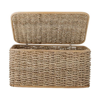 Bloomingville Harvar Basket, Nature, Palm Leaf