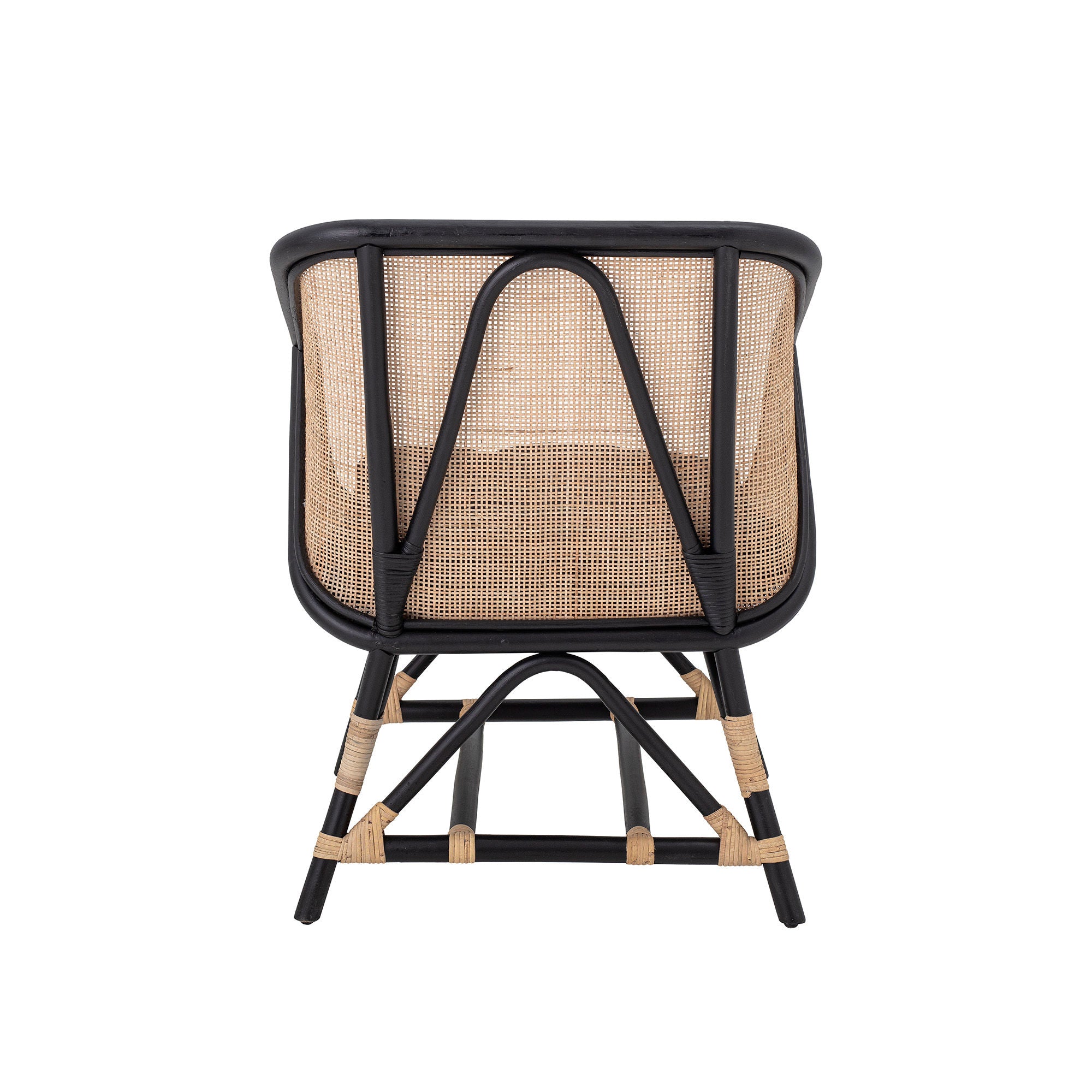 Bloomingville Bloomingville Loue Lounge Stol, Sort, Rattan - DesignGaragen.dk.