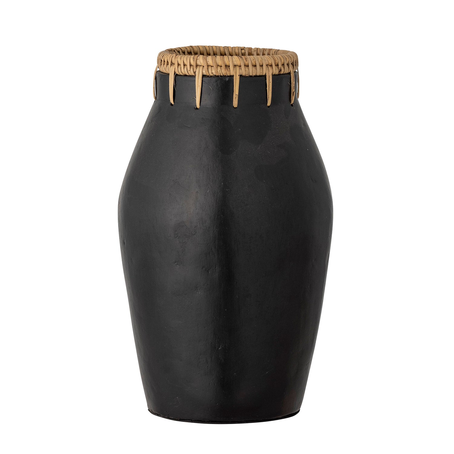 Bloomingville Dixon Deco Vase, Black, Terracotta