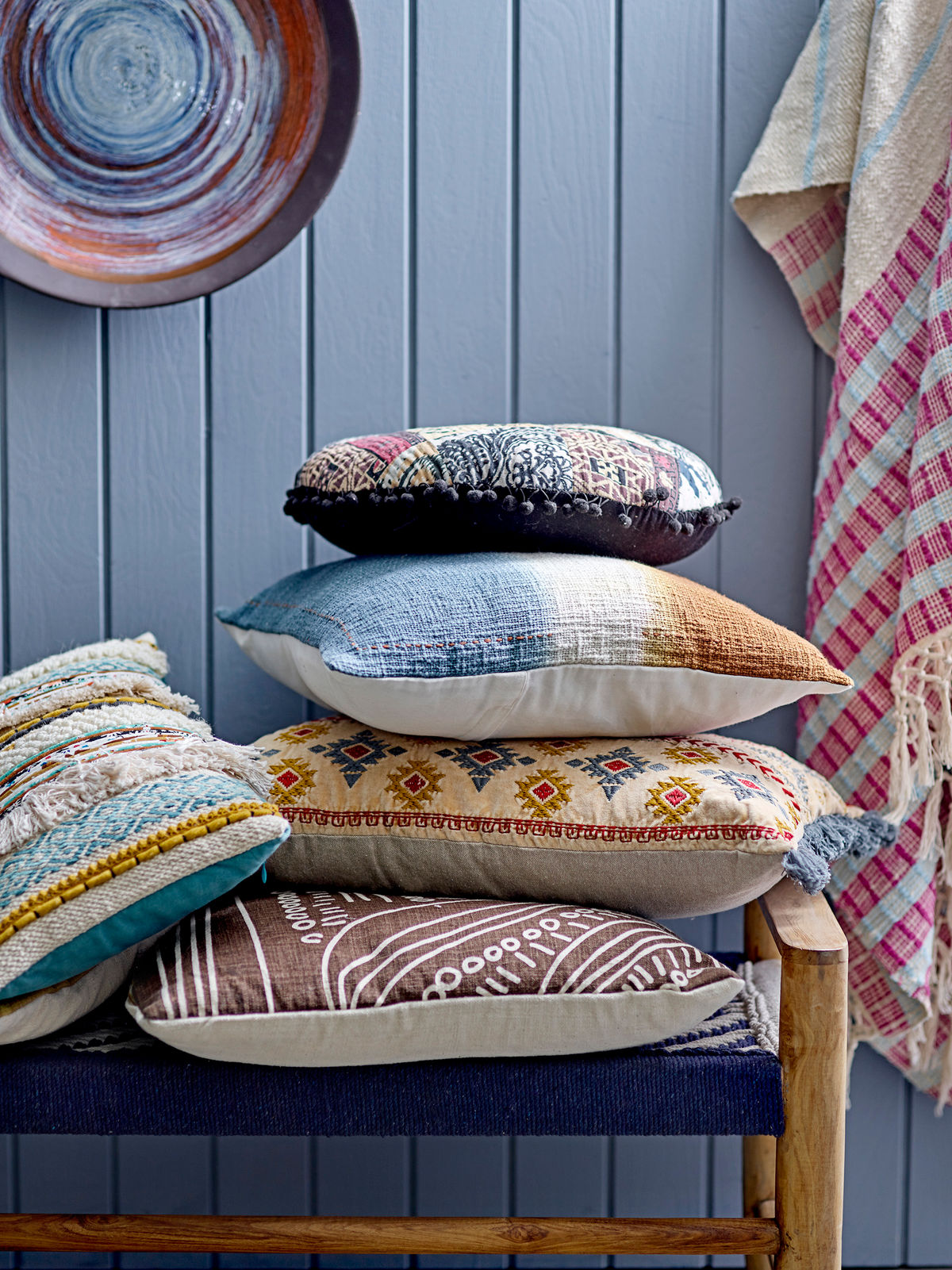 Creative Collection Maku Pude, Brun, Bomuld - Creative Collection - DesignGaragen.dk