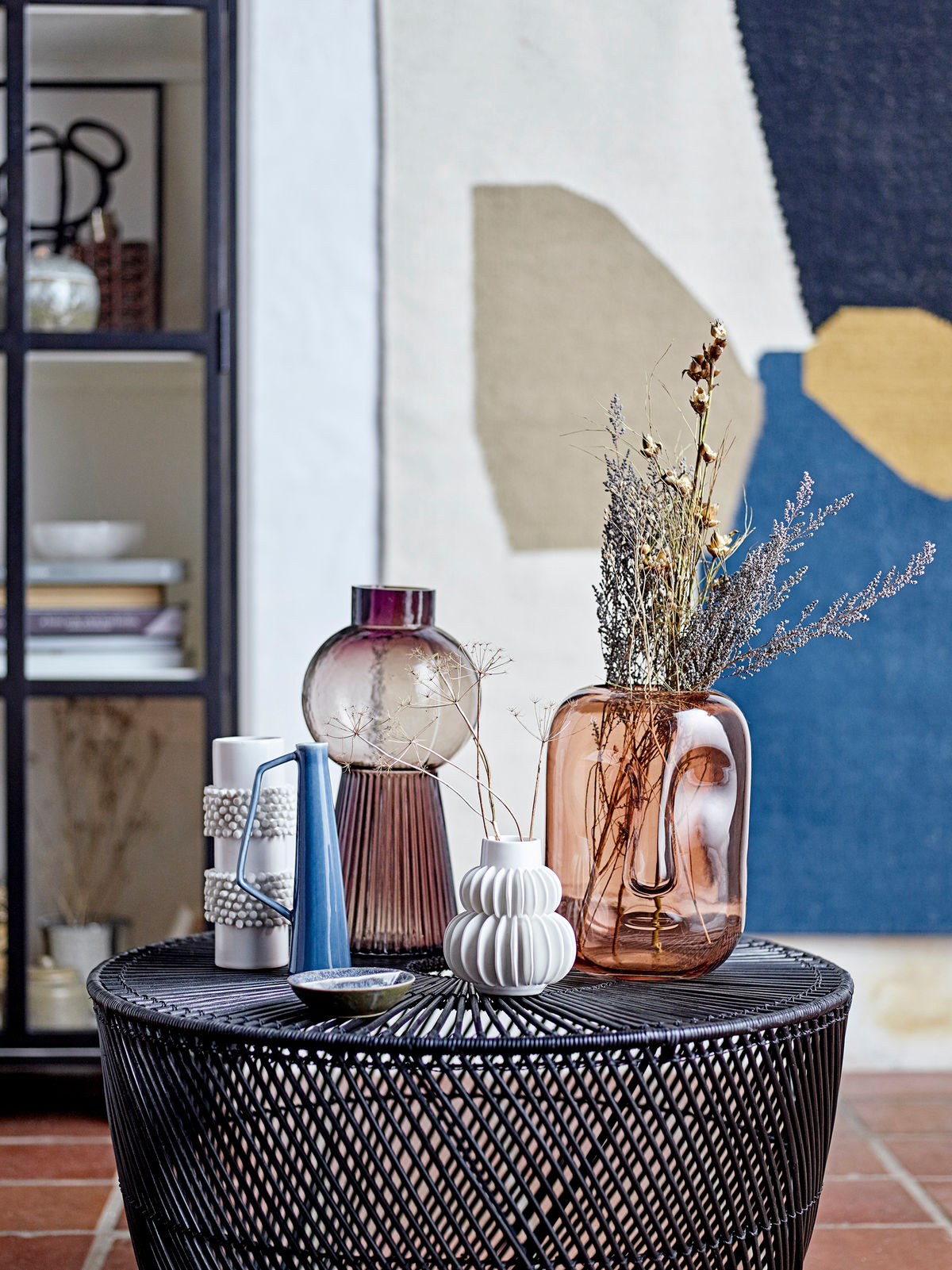 Bloomingville Halfdan Vase, Hvid, Stentøj - Bloomingville - DesignGaragen.dk