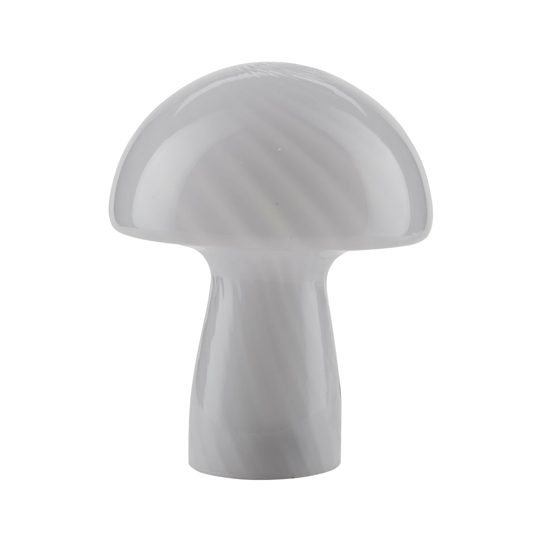 Bahne - Lâmpada de fungos / lâmpada de mesa de cogumelos, branco - H23 cm.