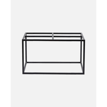 House Doctor Table Frame, Matte Black, 100x100 cm, H.: 45 cm