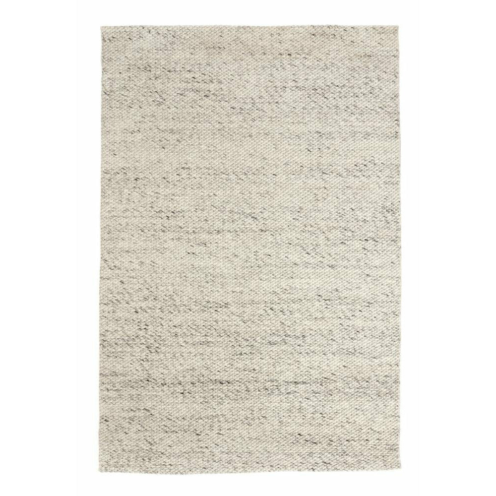 Tapete de lã Nordal LARA tecido à mão - 200x290 cm - marfim/cinza