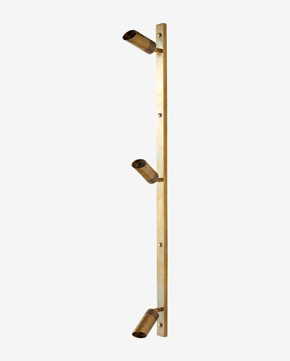 Lâmpada de parede Bragi, 3 pontos - Brass
