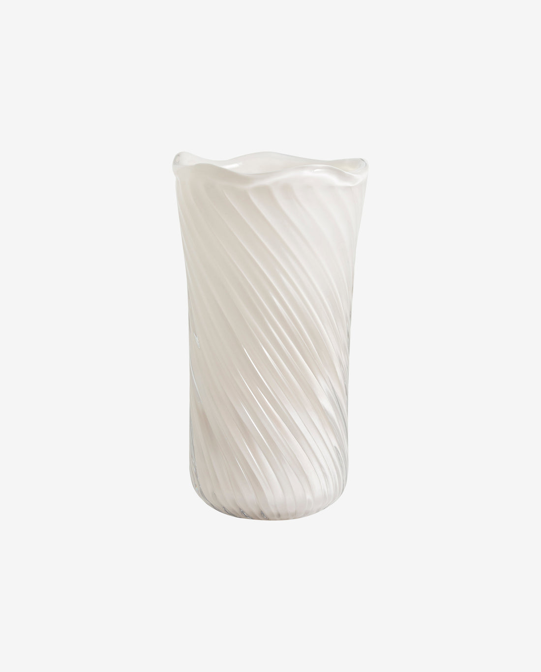 Nordal A/S Helle Vase, Glass - Off White