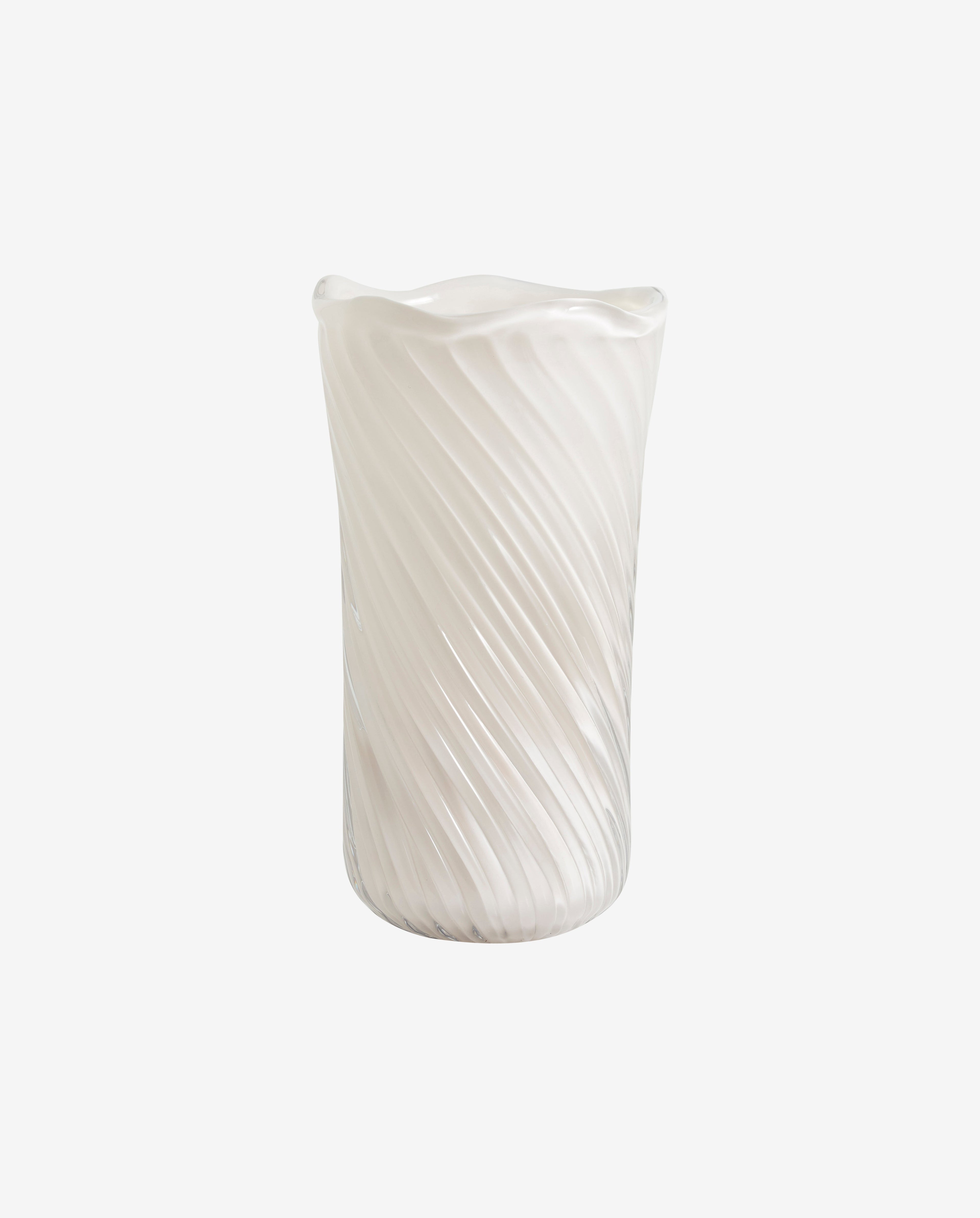 Nordal A/S Helle Vase, Glass - Off White