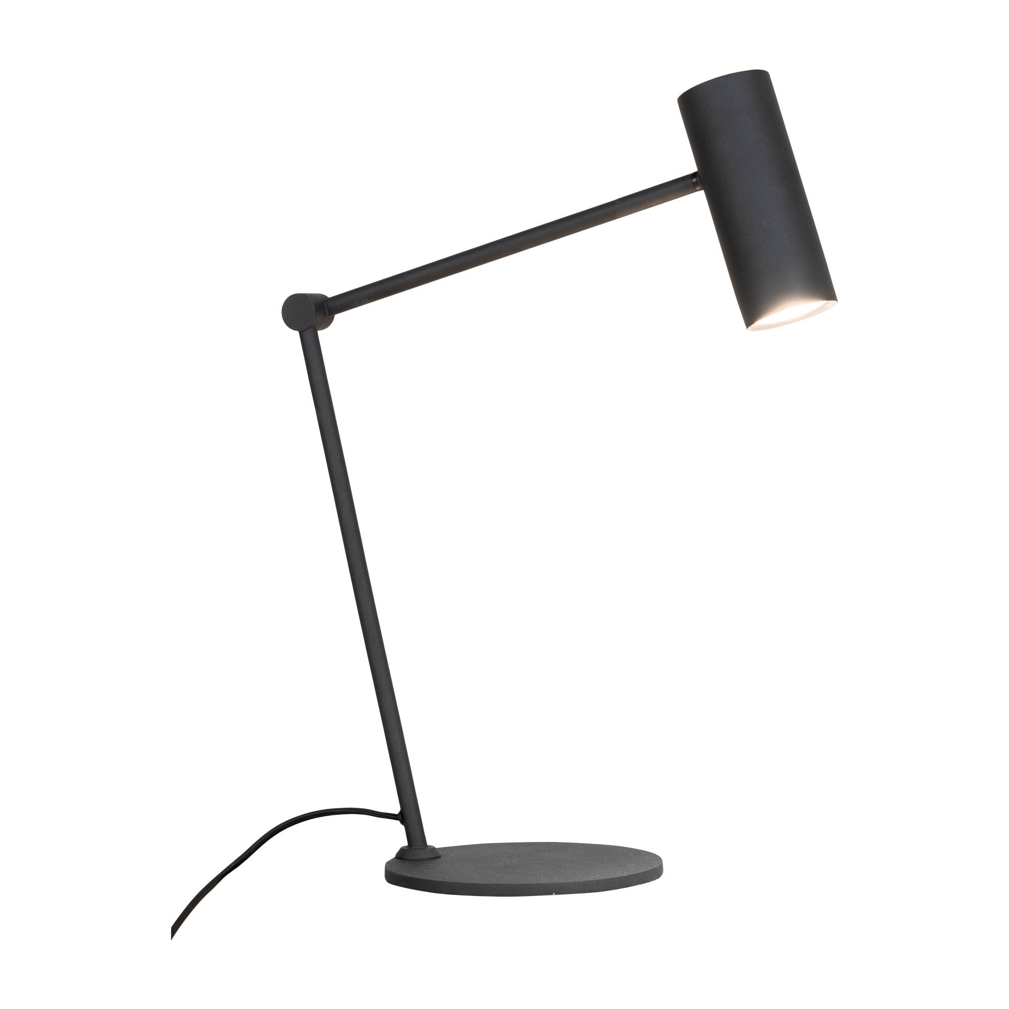 Lâmpada de mesa de Paris - Lâmpada em preto com lâmpada de cordão de tecido: GU10/5W IP20 - 1 - PCS