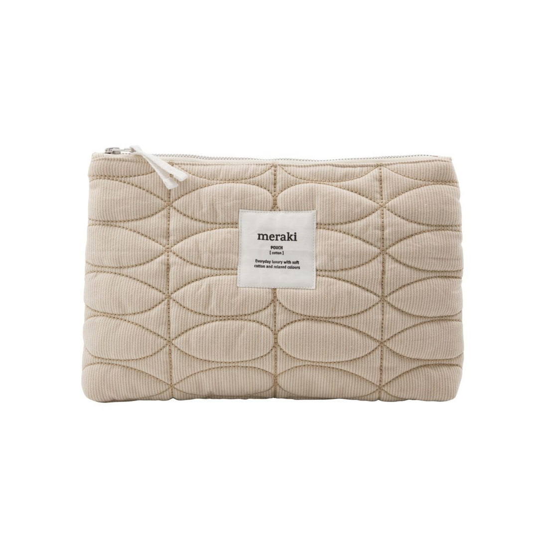 Burse de maquiagem Meraki, Mentha, Off White/Safari