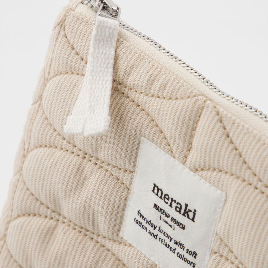 Burse de maquiagem Meraki, Mentha, Off White/Safari