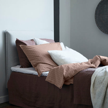 Por Nord-Bed Set, Dagny, Straw W. Bark-L: 200 cm, W: 140 cm, W: 63 cm, H: 60 cm