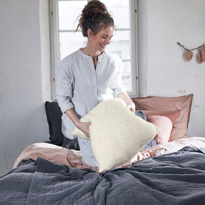 Capa de almofada decorativa By Nord, Ingeborg, Haze-l: 50 cm, w: 50 cm