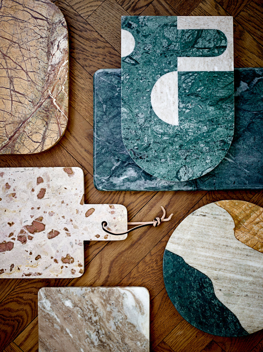 Bloomingville Deborah Serveringsbræt, Brun, Marmor - Bloomingville - DesignGaragen.dk
