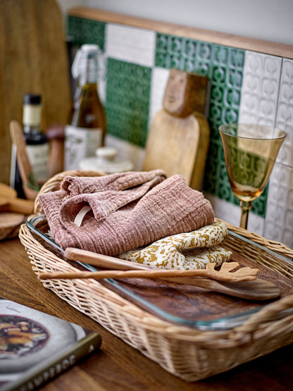 Bloomingville Malucca Tea Toalha, marrom, algodão